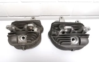 Harley Zylinderköpfe Cylinder Heads Front Rear Knucklehead Köpfe FL EL Big Port - Bild 2