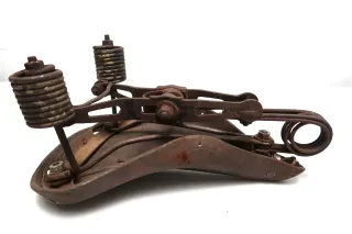 INDIAN Ledersitz Sattel Seat Saddle Motocycles Bicycle BROOKS Vintage Antique OEM Rarität sehr selten - Bild 6
