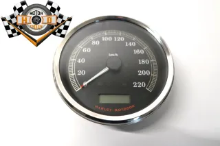 Original Harley-Davidson Tacho NOS km/h 5" Speedometer cal. 67197-11A Twin Cam Dyna Softail Touring - Bild 1