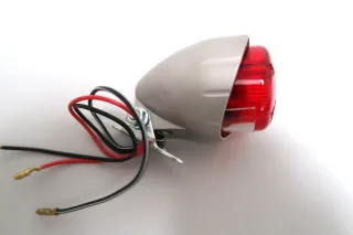 SHIN YO MINI Rücklicht Texas Alu Taillight E 12V Harley Cafe Racer Triumph BSA - Bild 3