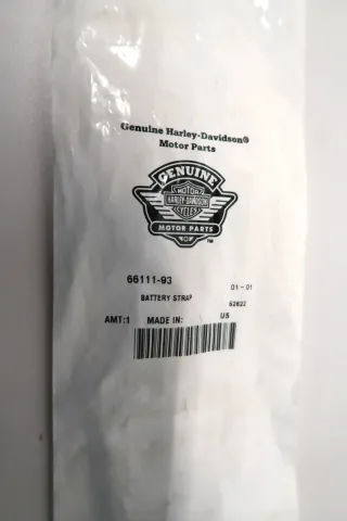 Original Harley-Davidson Batterie Halteband Strap NOS 66111-93 EVO Softail Fat Bob Heritage FLSTS - Bild 2