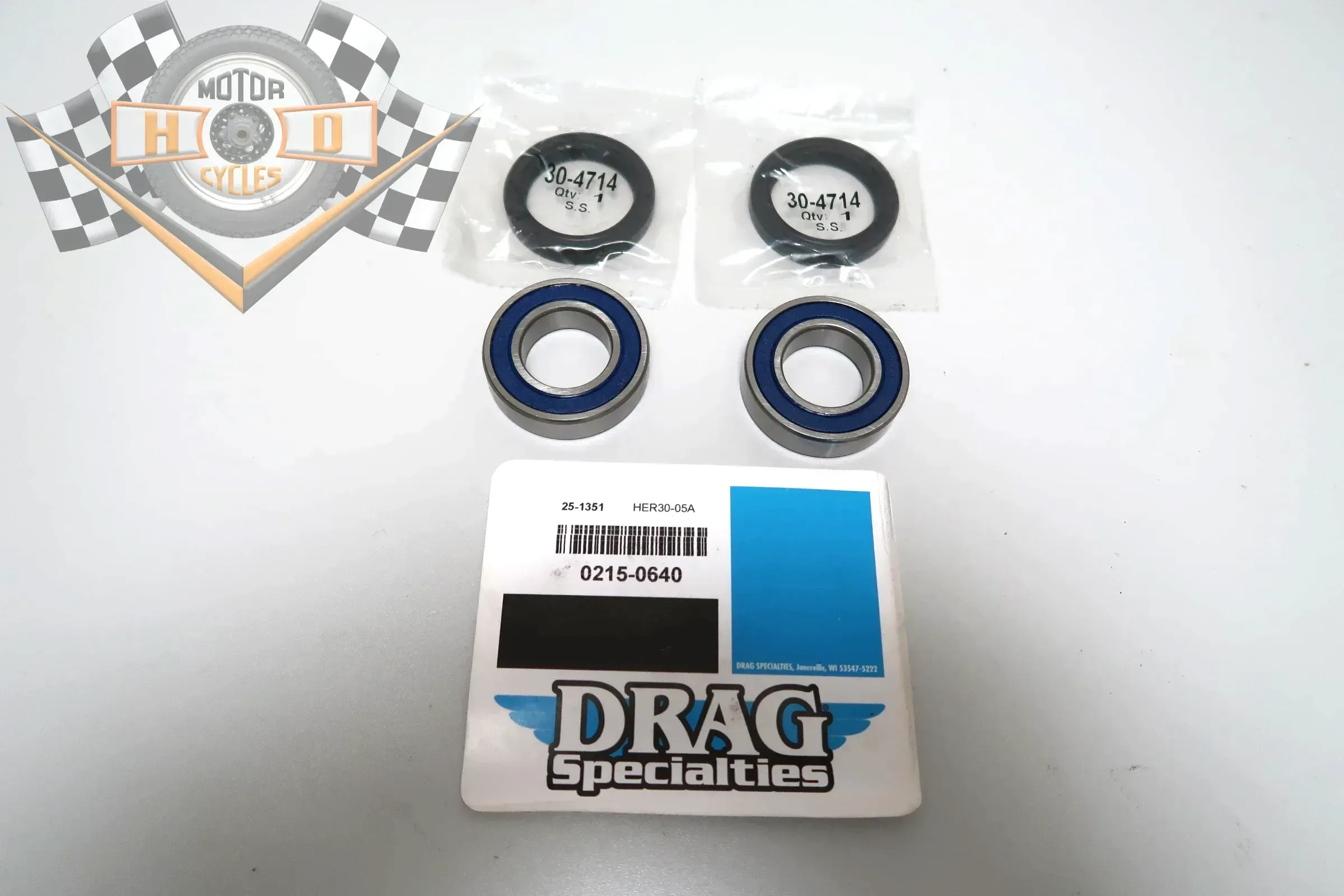 Radlager 0215-0640 E0004.02A8A  2 Dichtungen, 2 Lager Vorne BUELL Lightening Firebolt XB CR BMW - Bild 1