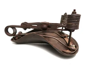 INDIAN Ledersitz Sattel Seat Saddle Motocycles Bicycle BROOKS Vintage Antique OEM Rarität sehr selten - Bild 7