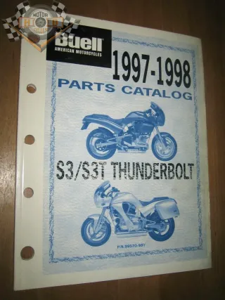 Harley Teilebuch Parts Catalog Buell 1997-1998 S3 S3T Thunderbolt OEM 99570-98Y - Bild 1