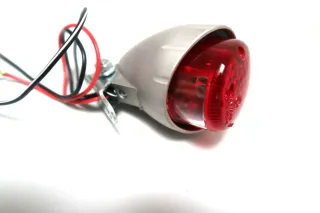 SHIN YO MINI Rücklicht Texas Alu Taillight E 12V Harley Cafe Racer Triumph BSA - Bild 2