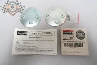Original Harley Halter Tankemblem Fuel Tank Trim Adapter Kit NOS 61781-91T Panhead Shovel - Bild 1