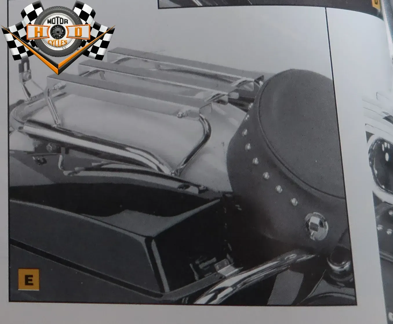 Original Harley-Davidson Gepäckträger 3 Channel Luggage Rack NOS 53391-92 EVO Touring FLTC FLHTC FLHS - Bild 1