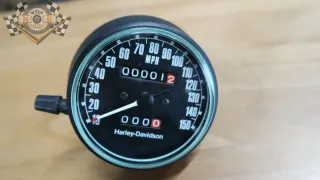 Harley Tacho NOS Meilen Genuine Speedometer 67020-74B Sportster FX XLCH XLH Dyna - Bild 1