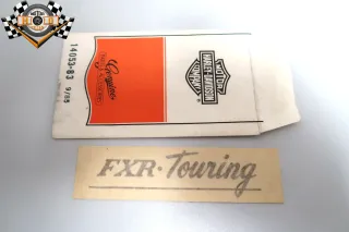 Original Harley-Davidson Koffer/Satteltasche Aufkleber Decal Saddlebag NOS 14053-83 Touring FXR - Bild 1