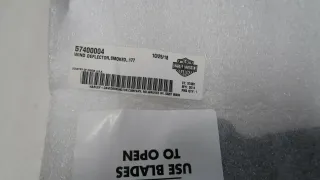 Harley Windshield Wind Deflector Smoke 57400004 CVO Street Glide FLHX Touring - Bild 2