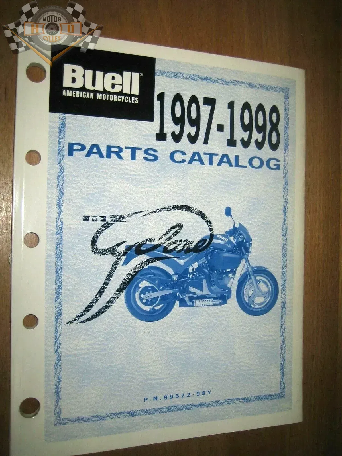 Harley Teilebuch Parts Catalog Buell 1997-1998 M2 Cyclone OEM 99572-98Y - Bild 1
