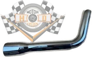 Harley Hitzeschild NOS Rear Exhaust Pipe Heat Shield 65808-90 Softail EVO FLSTF - Bild 1