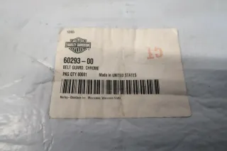 Harley Beltschutz Chrom Beltguard NOS 60293-00 Twin Cam Dyna Fat Bob Wilde Glide - Bild 3