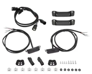 Original Harley-Davidson LED Spoiler Satteltaschen Saddlebag smoke Kit 90200736 Touring Twin Cam - Bild 2
