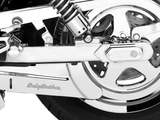 Harley Beltschutz Chrom Beltguard NOS 60293-00 Twin Cam Dyna Fat Bob Wilde Glide - Bild 5