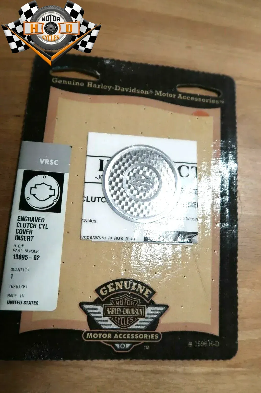 Harley VRSC Clutch Cyl Cover Insert 13895-02 Kupplungsdeckeleinsatz V-Rod VRSCA - Bild 1