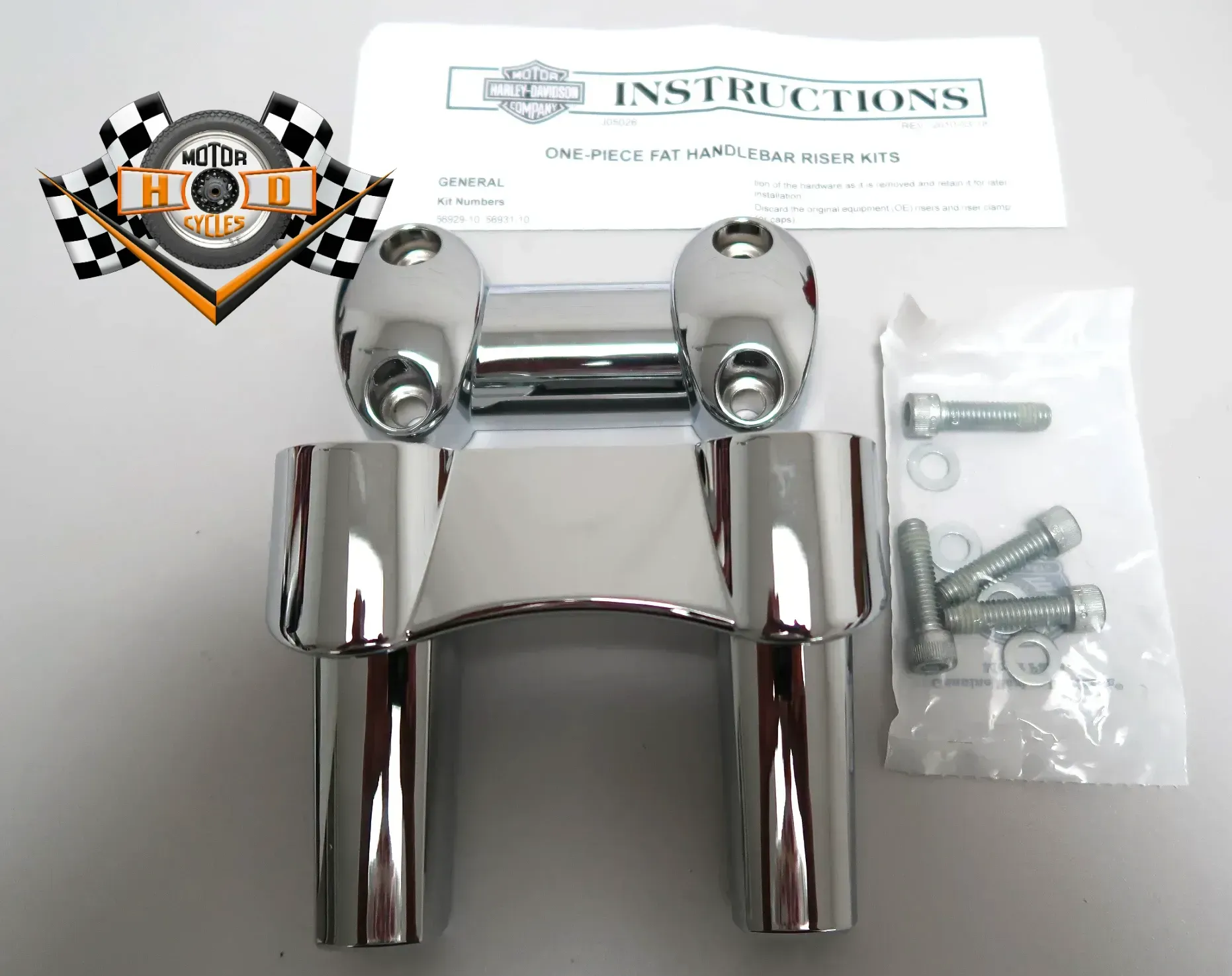 Original Harley-Davidson Lenker Halter Fat Riser Kit 56929-10 Softail Milwaukee Eight Twin Cam - Bild 1