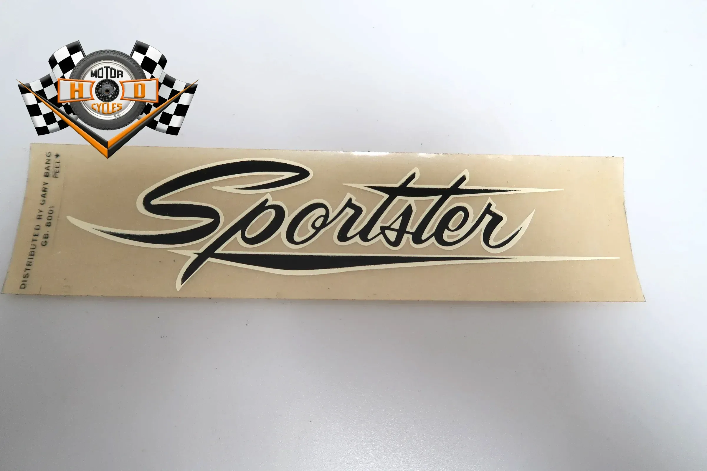 Original Gary Bang Harley-Davidson Tank Aufkleber Decal Gastank GB 8001 61764-70 Sportster XLH XL Ironhead ab 1970 - Bild 1