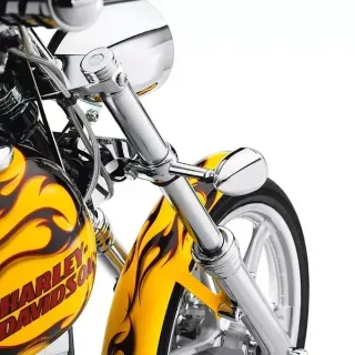 Original Harley Blinkerverlegung front turn signal relocation kit 58742-05 Evo TC Dyna FX - Bild 2