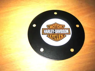 Point Cover Zündungsdeckel Zünddeckel Harley 5 Loch TwinCam Dyna Softail Touring - Bild 3