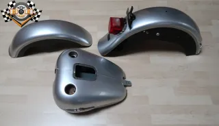 Original Harley-Davidson Lacksatz Tank Fender Schutzbleche FLSTFI Softail Fat Boy 100 Jahre 2003 - Bild 1
